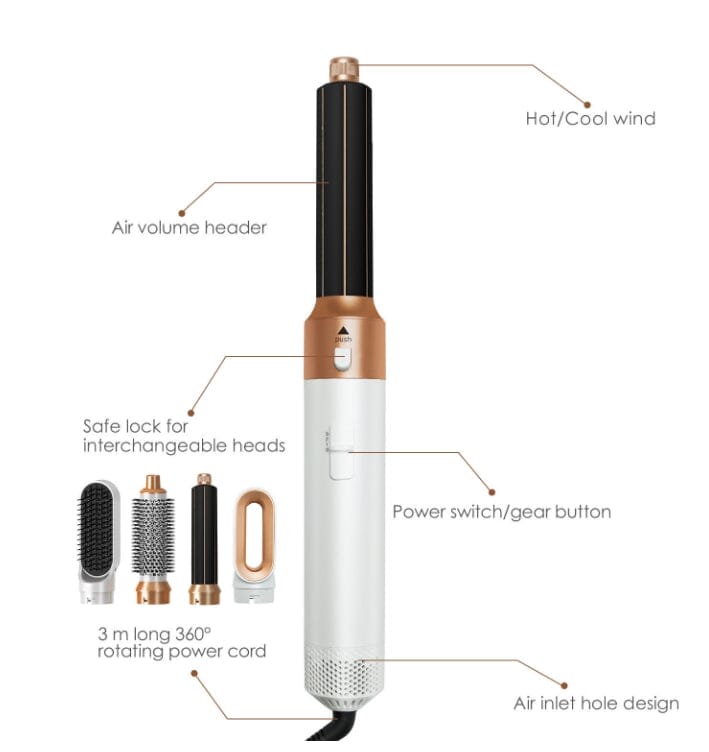 Bonus Life 5-in-1 Hair Styler Pro [1 Year Warranty] - Bonus Life