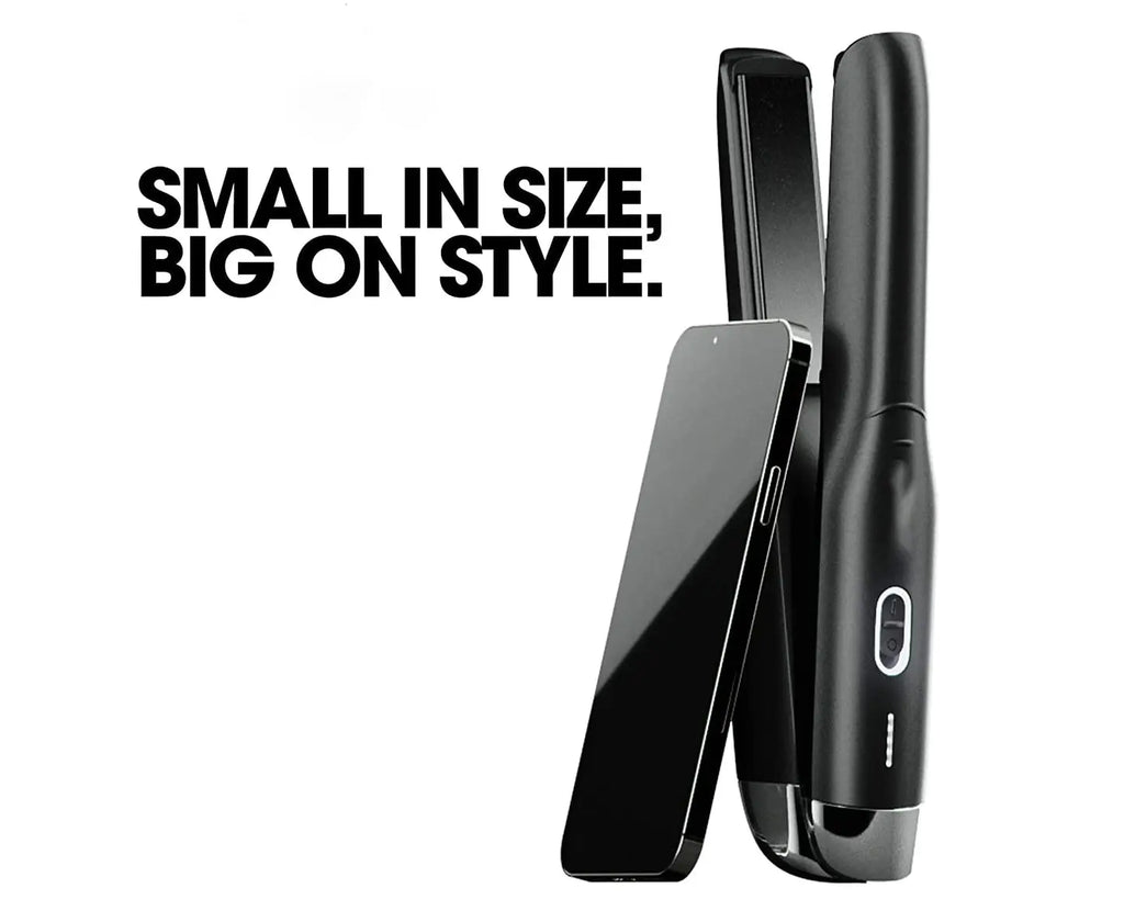 Bonus Life Cordless Hair Straightener - Portable, Powerful & USB-C Rechargeable Bonus Life