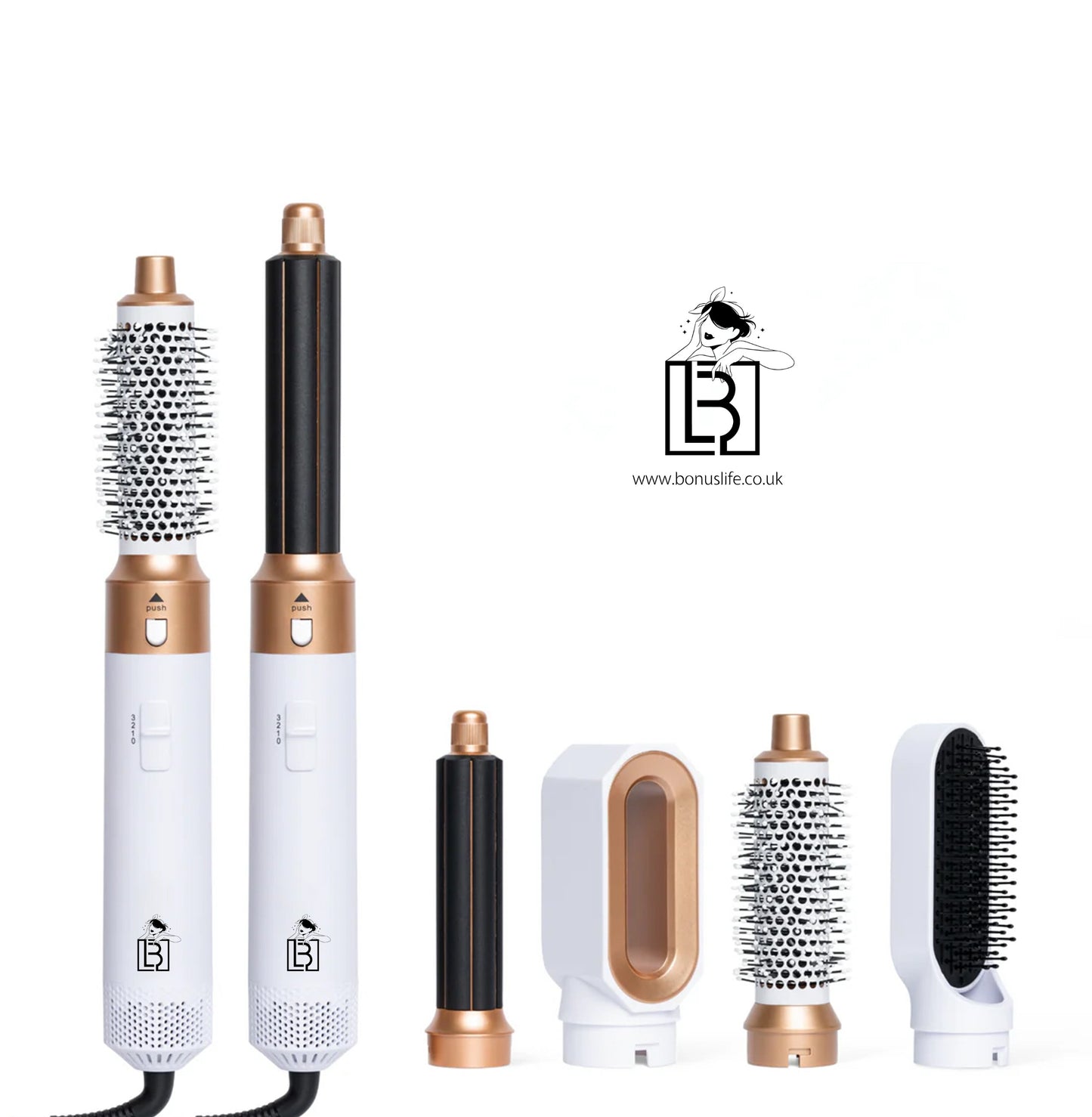 Bonus Life 5-in-1 Hair Styler Pro [1 Year Warranty]