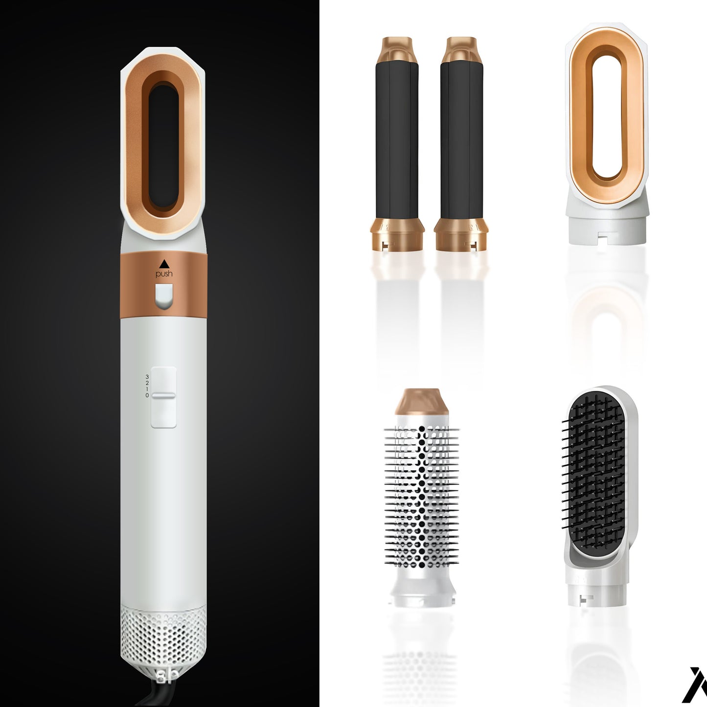 Premium Airwrap 5-in-1 Hair Styler [1 Year Warranty]